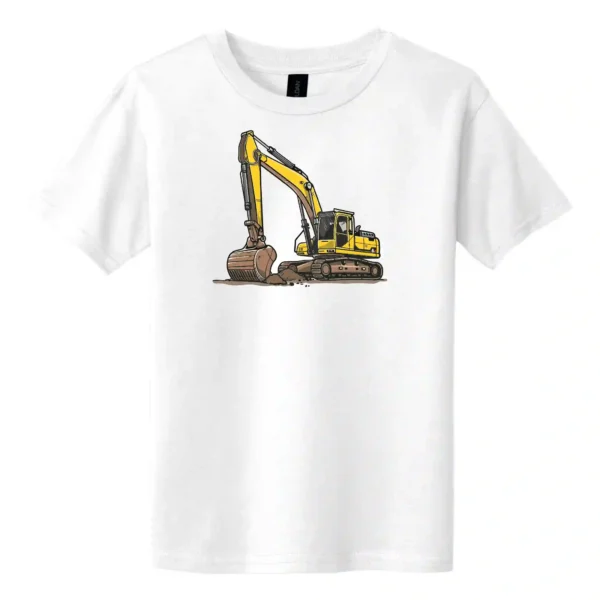 Grävmaskin t-shirt för barn