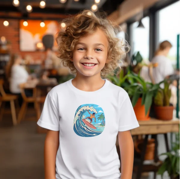 Surfing t-shirt för barn - Bild 2
