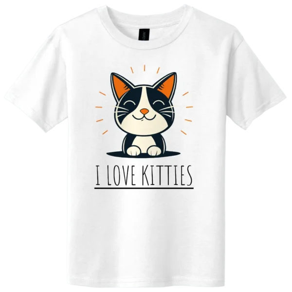 I Love Kitties t-shirt för barn