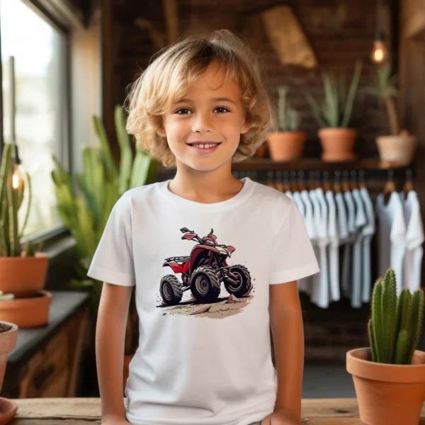 Fyrhjuling t-shirt för barn - Bild 2